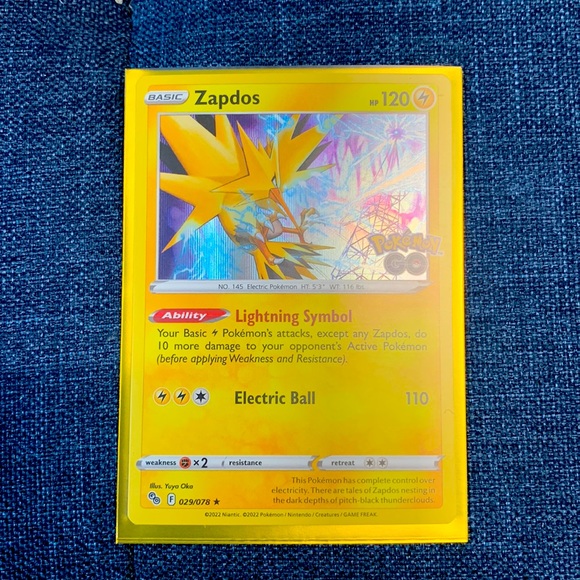Pokémon cards: (Pokémon Go) holo Zapdos - Picture 1 of 2
